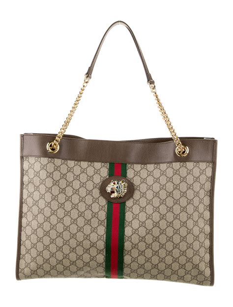 rajah large tote gucci